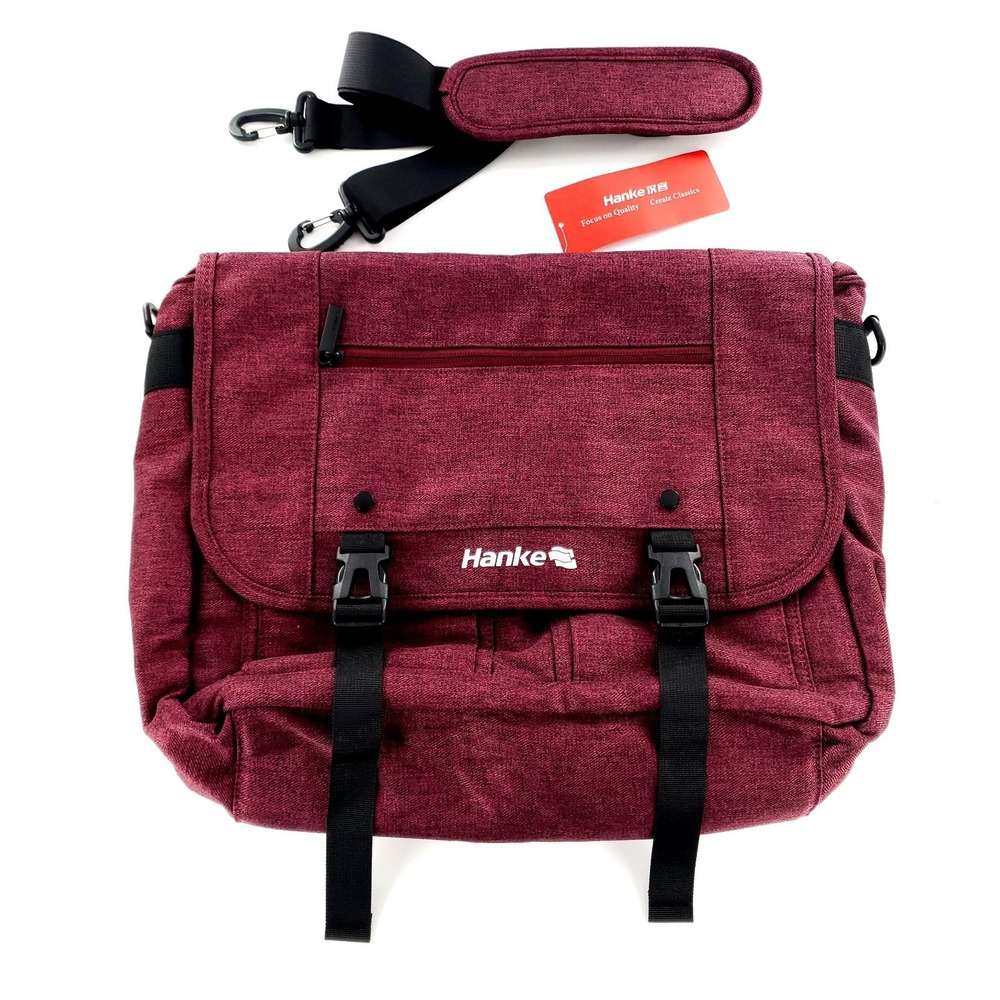 Hanke Durable Messenger Bag 15.6" Laptop Case Business Cross Body Brand New